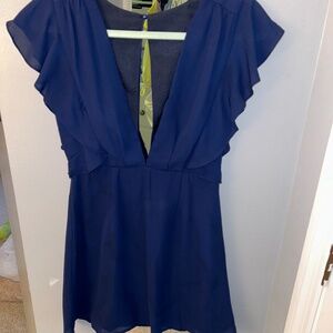 Superdown Navy Cocktail Dress